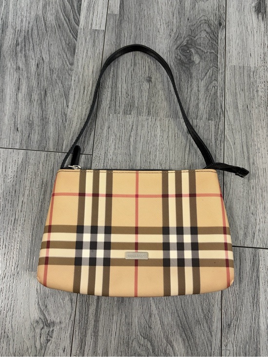 Burberry Handbags - Burberry Classic Nova Check Mini Bag in Beige with Black Strap Made in Italy